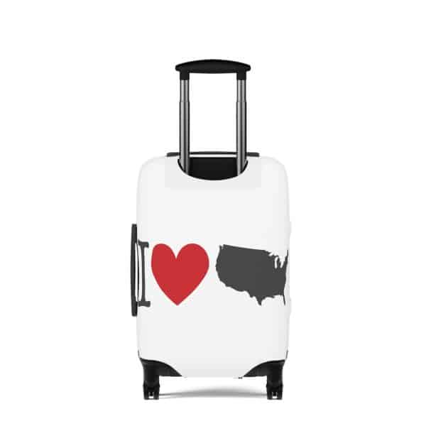 I Love USA Luggage Cover - Image 2