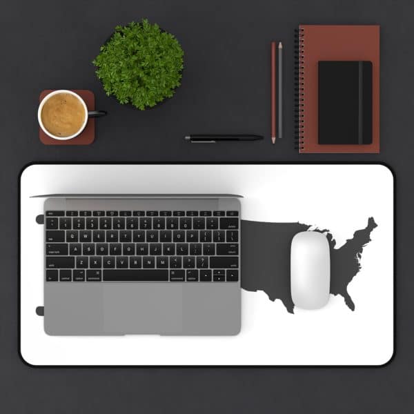I Love USA Desk Mat - Image 7