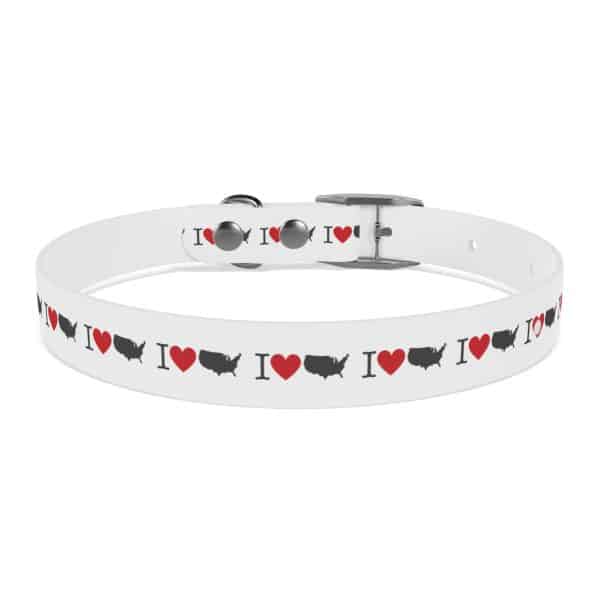 I Love USA Dog Collar - Image 5