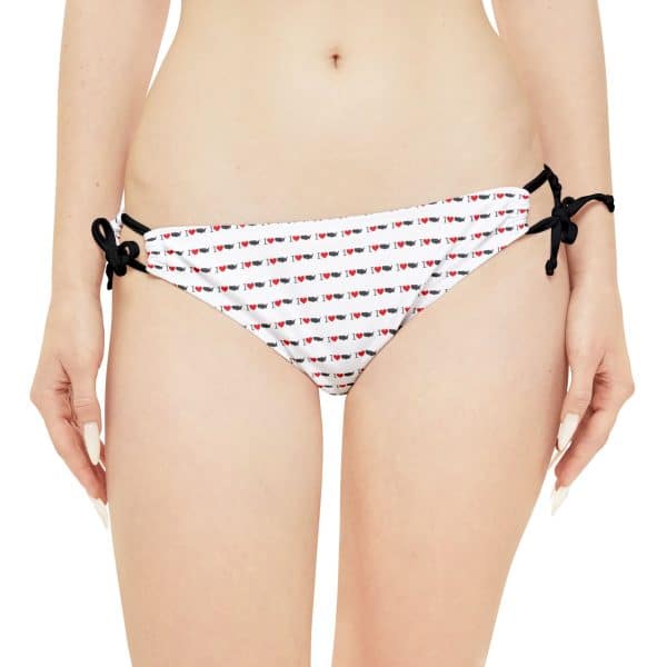 I Love USA Loop Tie Side Bikini Bottom (AOP) - Image 7