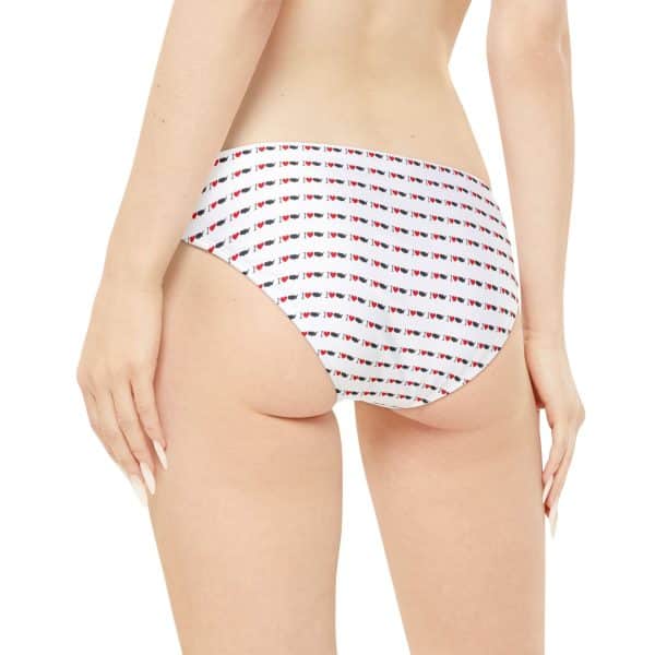 I Love USA Loop Tie Side Bikini Bottom (AOP) - Image 4