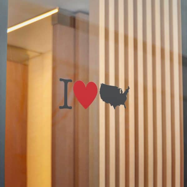 I Love USA Die-Cut Stickers, (DTF) - Image 18