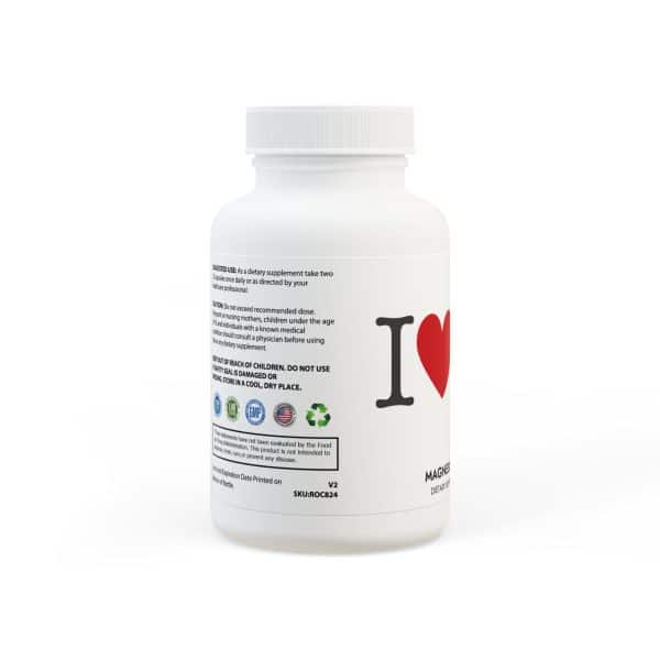 I Love USA Magnesium Glycinate Supplement (60 Capsules) - Image 2