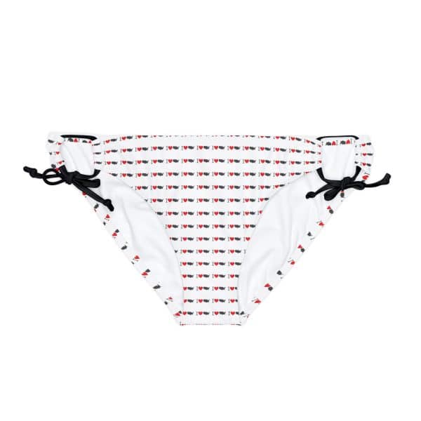 I Love USA Loop Tie Side Bikini Bottom (AOP) - Image 5