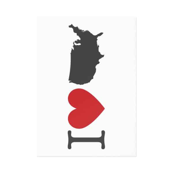 I Love USA Fine Art Postcards - Image 2