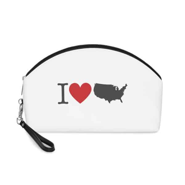 I Love USA Makeup Bag