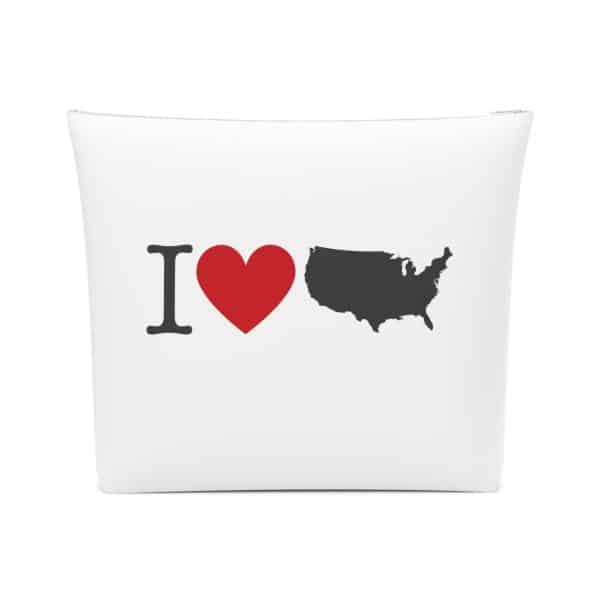 I Love USA Cotton Cosmetic Bag - Image 13