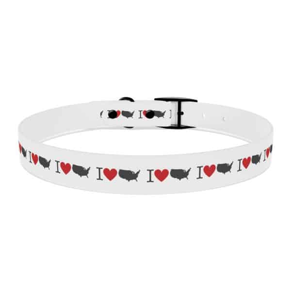 I Love USA Dog Collar - Image 29