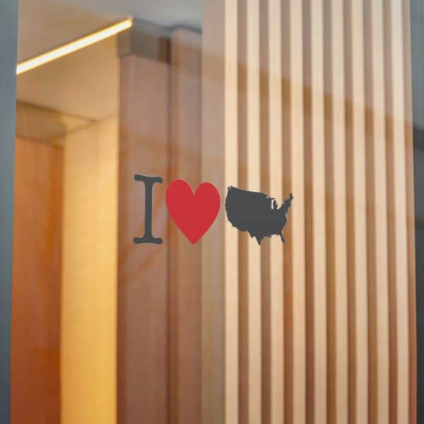 I Love USA Die-Cut Stickers, (DTF) - Image 20