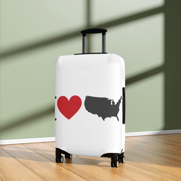 I Love USA Luggage Cover - Image 8