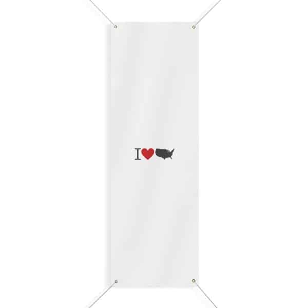 I Love USA Matte Banner - Image 28