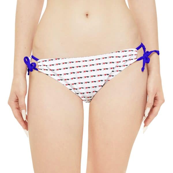 I Love USA Loop Tie Side Bikini Bottom (AOP) - Image 23