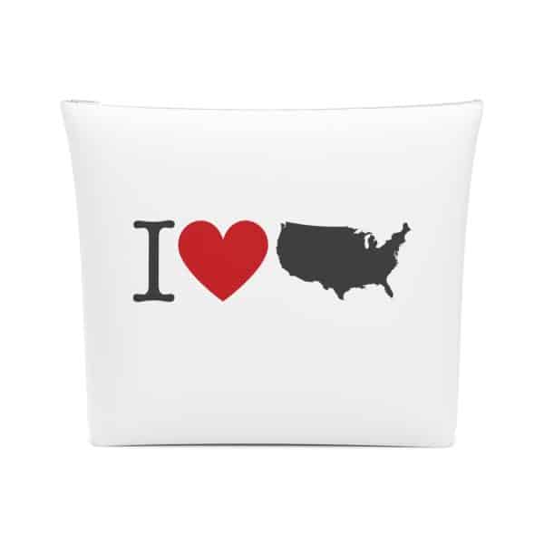 I Love USA Cotton Cosmetic Bag - Image 14