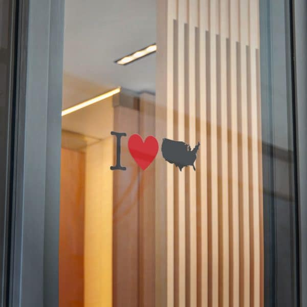I Love USA Die-Cut Stickers, (DTF) - Image 26