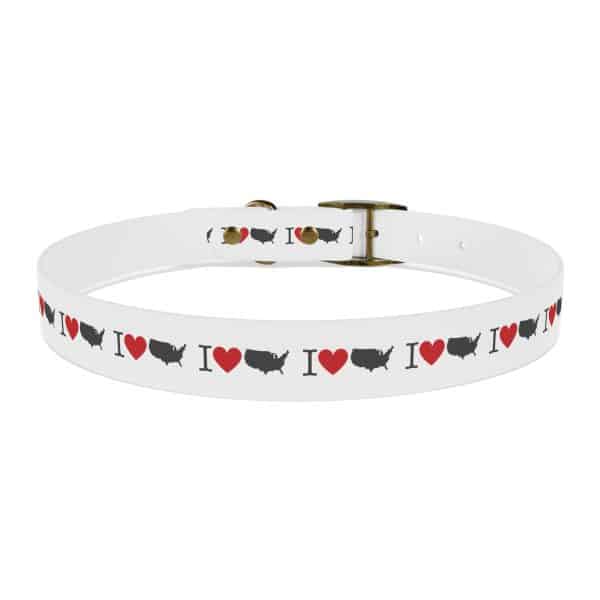 I Love USA Dog Collar - Image 35