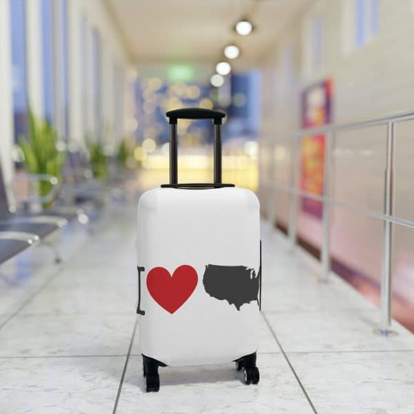 I Love USA Luggage Cover - Image 3