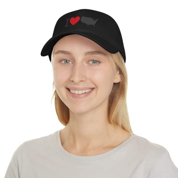 I Love USA Low Profile Baseball Cap - Image 8