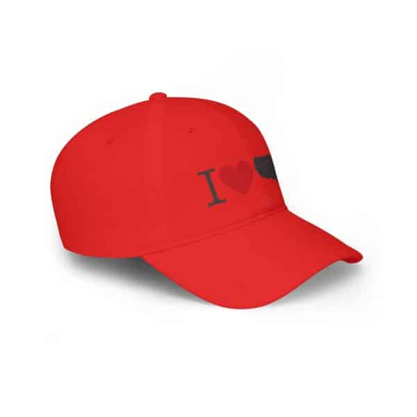 I Love USA Low Profile Baseball Cap - Image 3