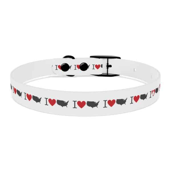 I Love USA Dog Collar - Image 2