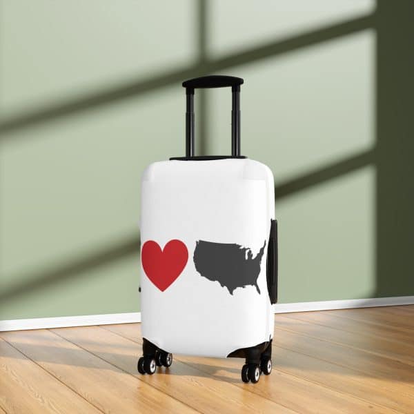 I Love USA Luggage Cover - Image 4