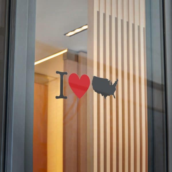 I Love USA Die-Cut Stickers, (DTF) - Image 28