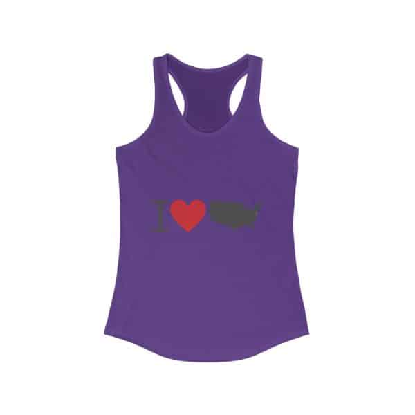 I Love USA Women's Ideal Racerback Tank - Image 23