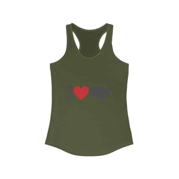 I Love USA Women's Ideal Racerback Tank - Image 9