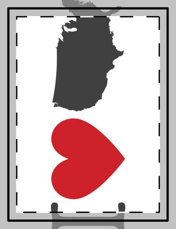 I Love USA Custom Shape Magnets - Image 3
