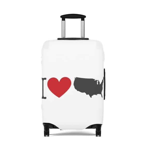 I Love USA Luggage Cover - Image 5