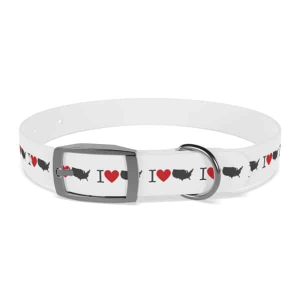 I Love USA Dog Collar - Image 4
