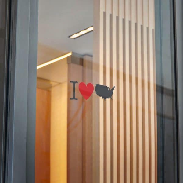 I Love USA Die-Cut Stickers, (DTF) - Image 24