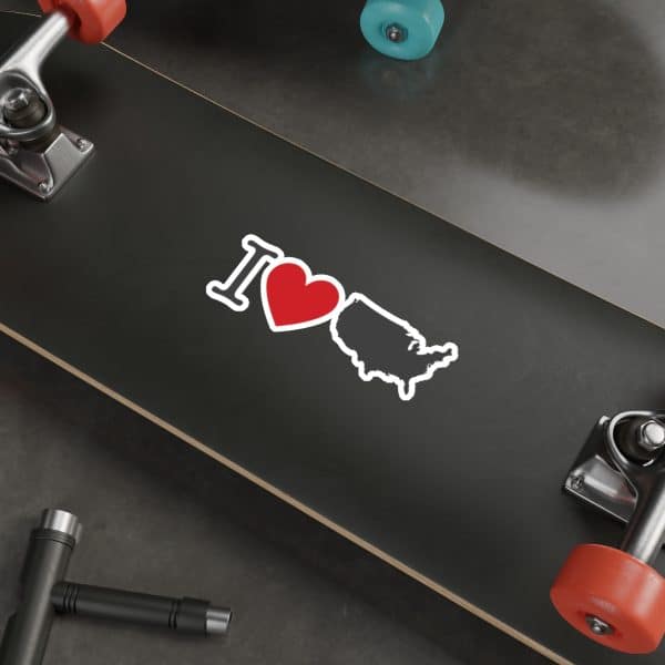 I Love USA Die-Cut Stickers - Image 18