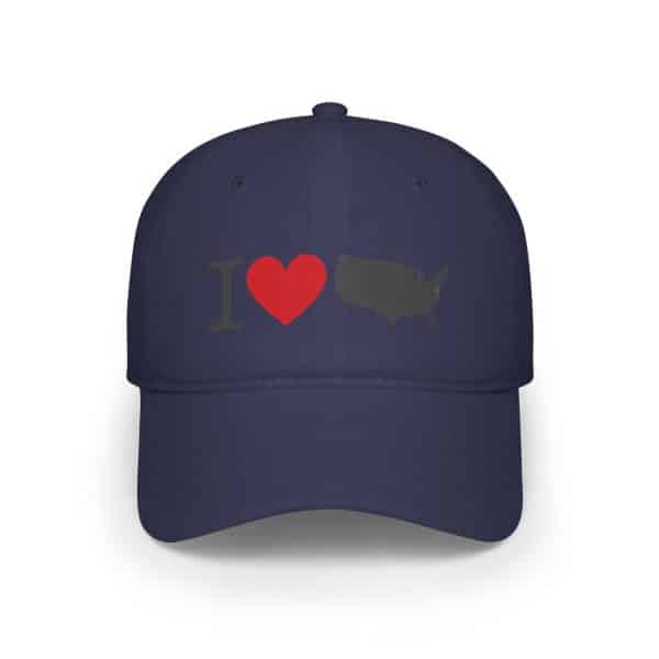 I Love USA Low Profile Baseball Cap - Image 21