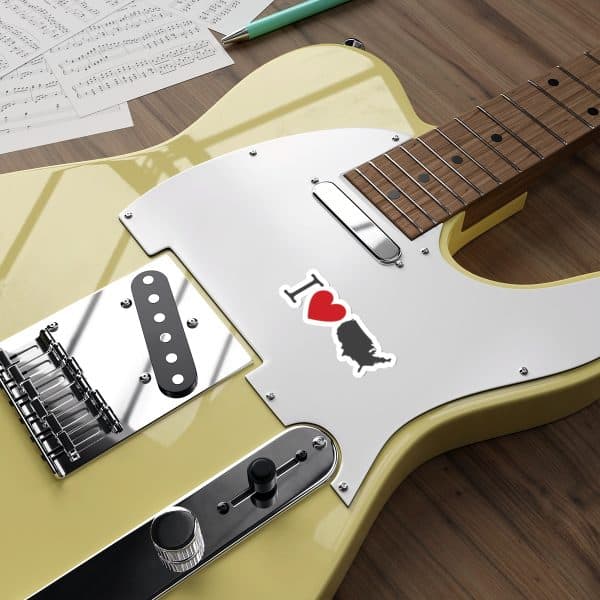I Love USA Die-Cut Stickers - Image 12