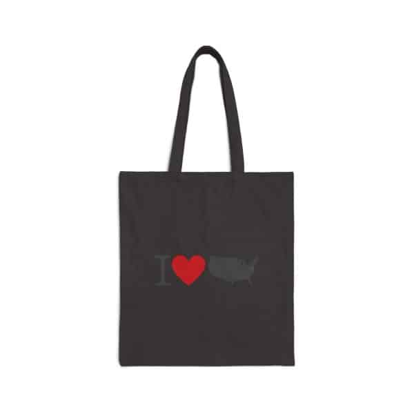 I Love USA Cotton Canvas Tote Bag - Image 5
