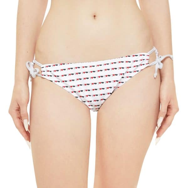 I Love USA Loop Tie Side Bikini Bottom (AOP) - Image 3